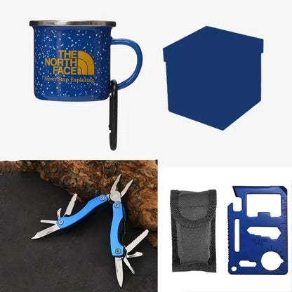 Campfire Gift Set - Camping Mug and Multi-Tool