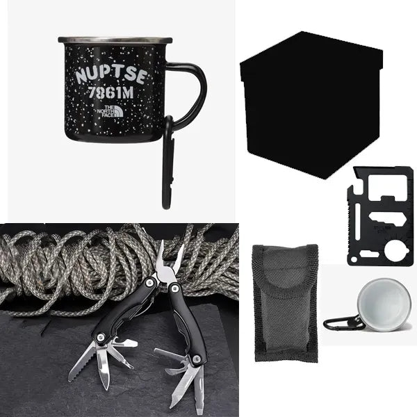 Campfire Gift Set - Camping Mug and Multi-Tool