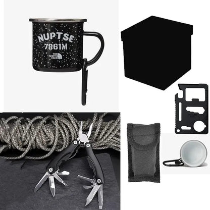 Campfire Gift Set - Camping Mug and Multi-Tool