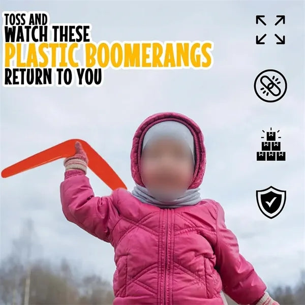 Outdoor Toy V-shaped Plastic Flying Saucer Boomerang