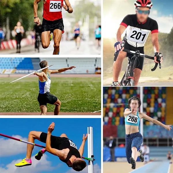 Marathon Sport Events Custom Competitor Numbers Running Bib