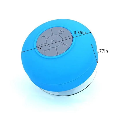 Waterproof Suction Cup Hands-Free Call Wireless Speaker
