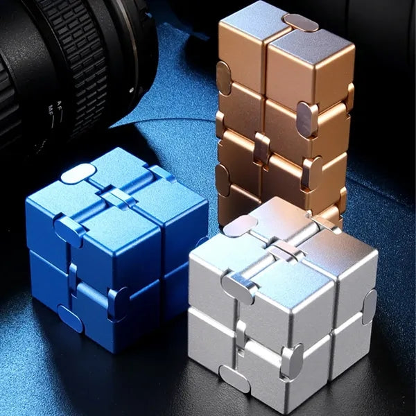 Quality Frosted Style Relieve Stress Desk Toy Infinity Cube