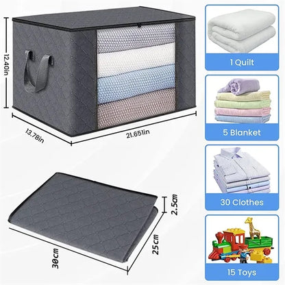 Foldable 6 Pack Under-Bed Storage Bag