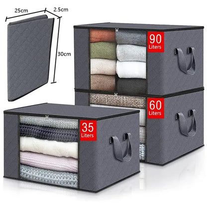 Foldable 6 Pack Under-Bed Storage Bag