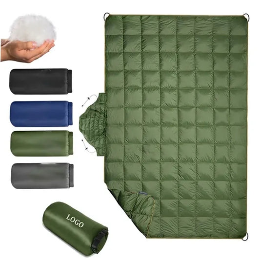Packable Camping Quilt Down Blanket