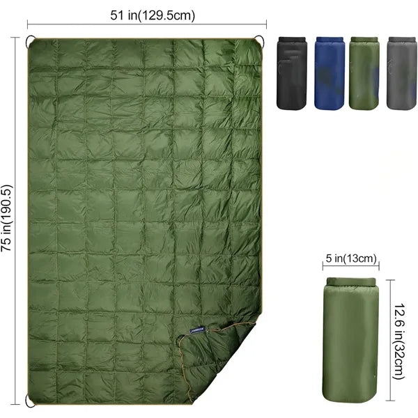 Packable Camping Quilt Down Blanket