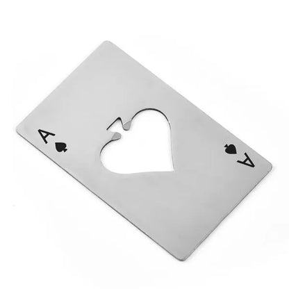 Ace of Spades Playing Card Bottle Opener