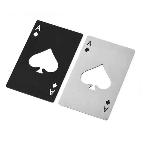 Ace of Spades Playing Card Bottle Opener