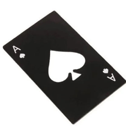 Ace of Spades Playing Card Bottle Opener