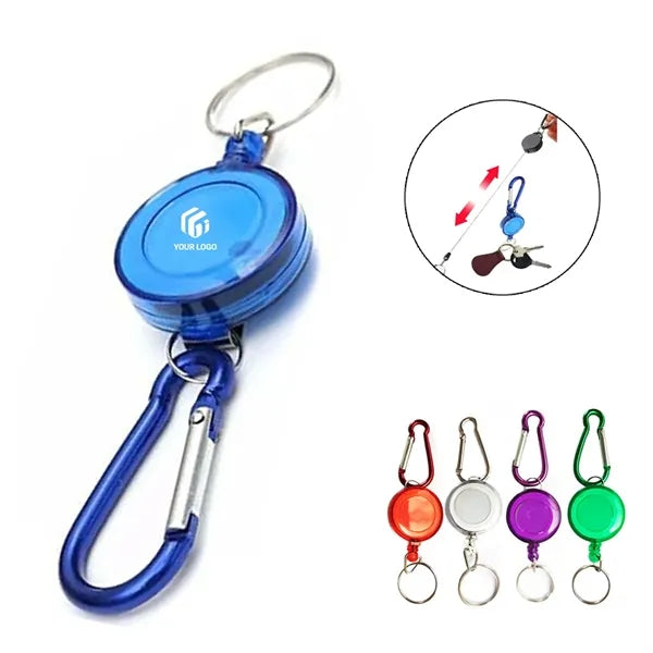 Multi-Purpose Anti-lost Buckle Retractable Reel Badge Holder