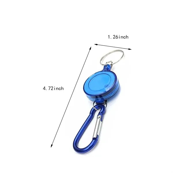 Multi-Purpose Anti-lost Buckle Retractable Reel Badge Holder