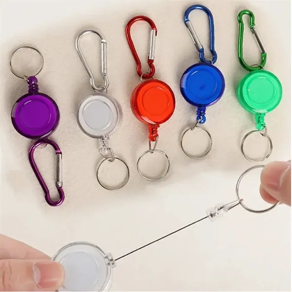 Multi-Purpose Anti-lost Buckle Retractable Reel Badge Holder