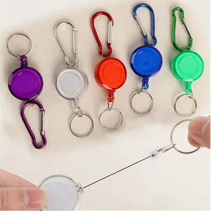 Multi-Purpose Anti-lost Buckle Retractable Reel Badge Holder