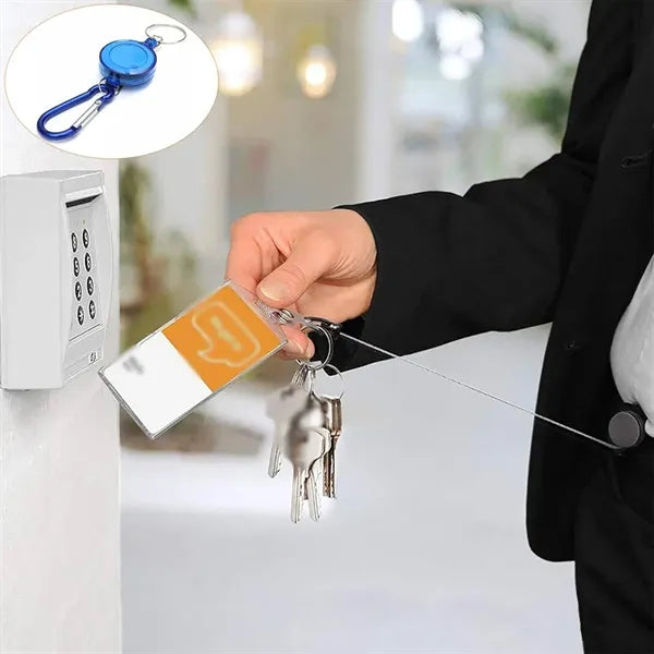 Multi-Purpose Anti-lost Buckle Retractable Reel Badge Holder