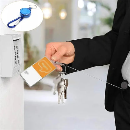 Multi-Purpose Anti-lost Buckle Retractable Reel Badge Holder