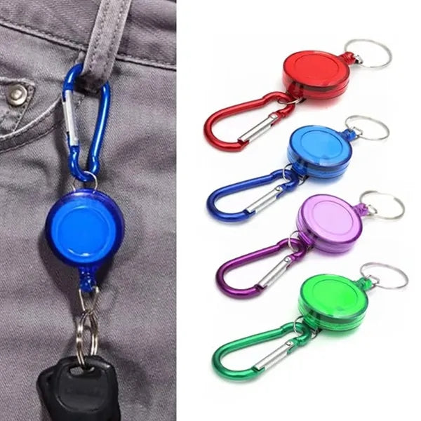 Multi-Purpose Anti-lost Buckle Retractable Reel Badge Holder