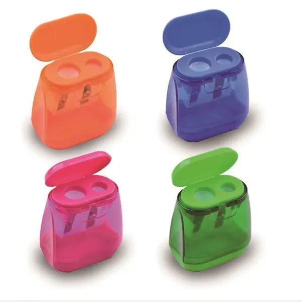 Colored Manual Hand Held Small Compact Pencil Sharpener