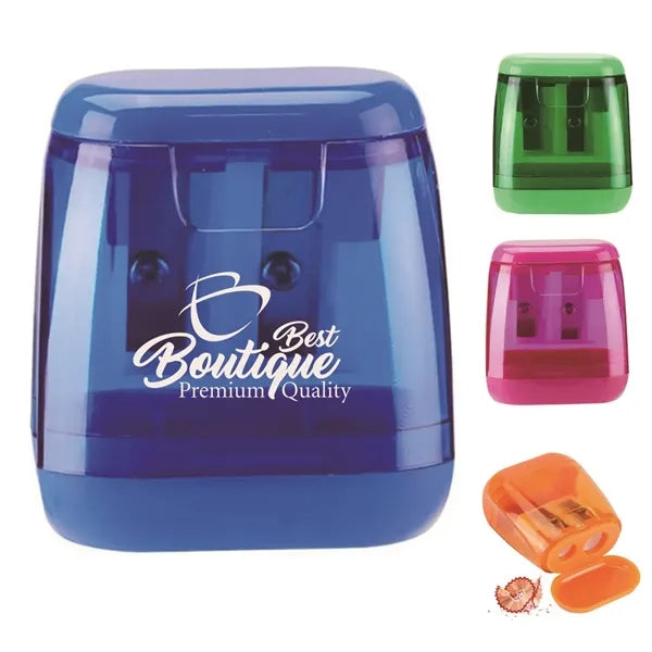 Colored Manual Hand Held Small Compact Pencil Sharpener