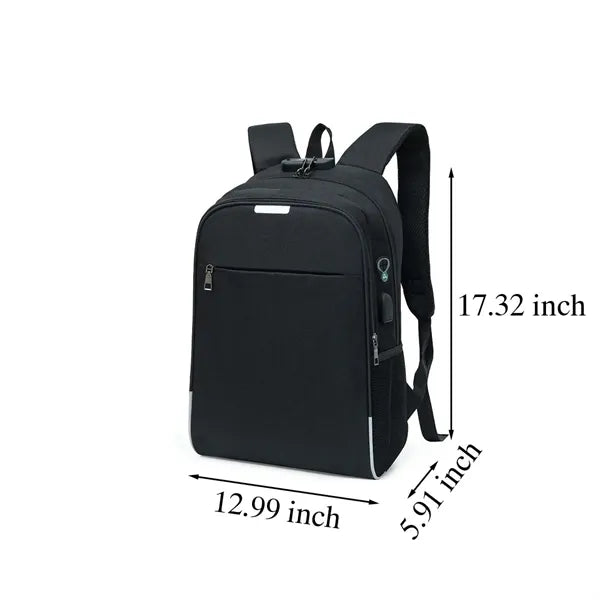 Anti Theft Travel Laptop Backpack with USB Charging Port