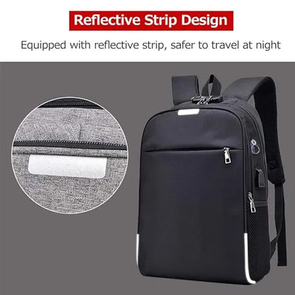 Anti Theft Travel Laptop Backpack with USB Charging Port