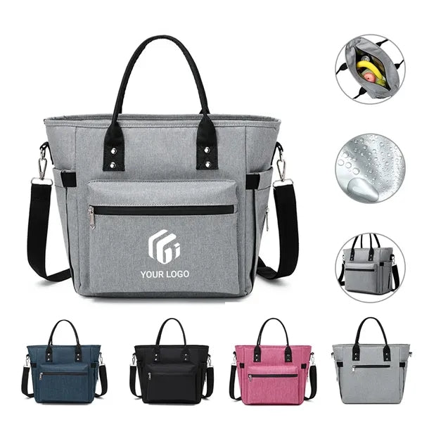 Versatile Insulated Picnic Tote Bag with Detachable Strap