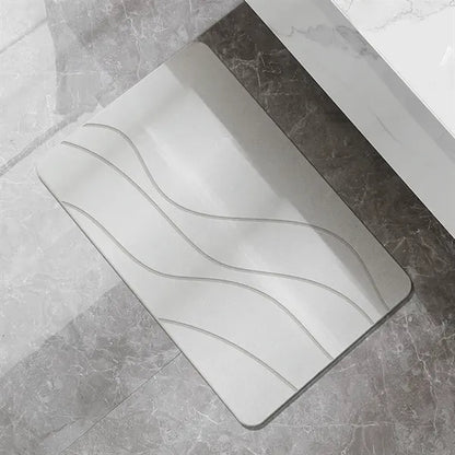 Diatomaceous Earth Carved Floor Mat