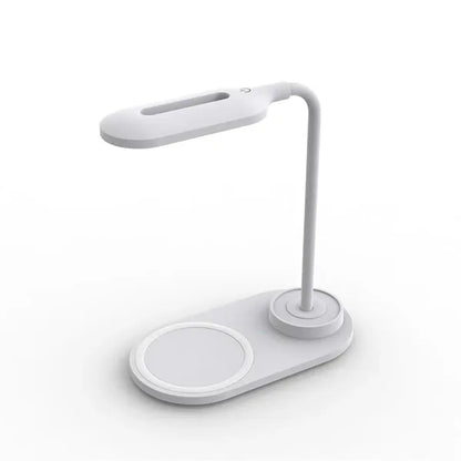 LED Lamp Touch Gooseneck Desk with Wireless Charging
