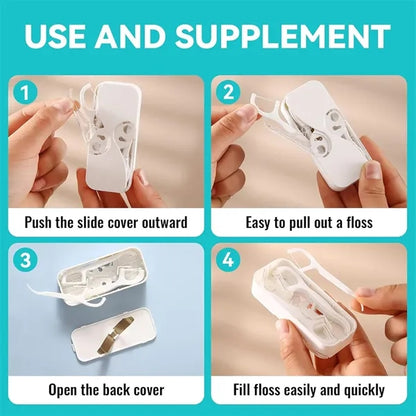 Portable Practical Healthy Automatic Pop-up Dental Floss
