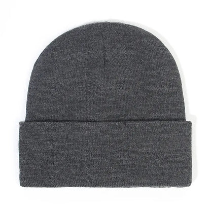 Womens Satin Lined Knit Beanie Hat