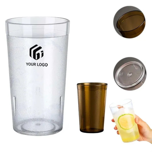 Durable Party Clear Plastic Frosted Tumbler Acrylic cup