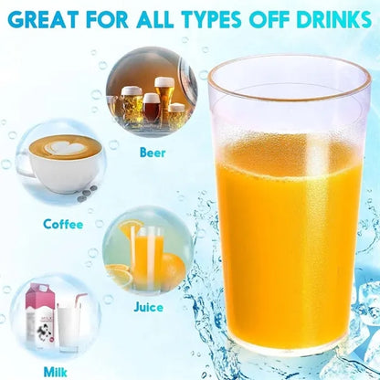 Durable Party Clear Plastic Frosted Tumbler Acrylic cup