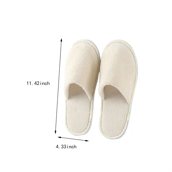 Indoor soft cozy non-slip high-quality coral fleece slippers