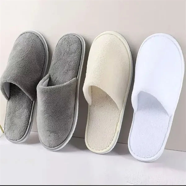 Indoor soft cozy non-slip high-quality coral fleece slippers