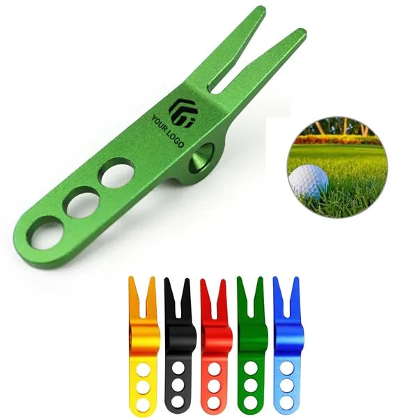 Portable Marker Course Golf Metal Divot Repair Tool