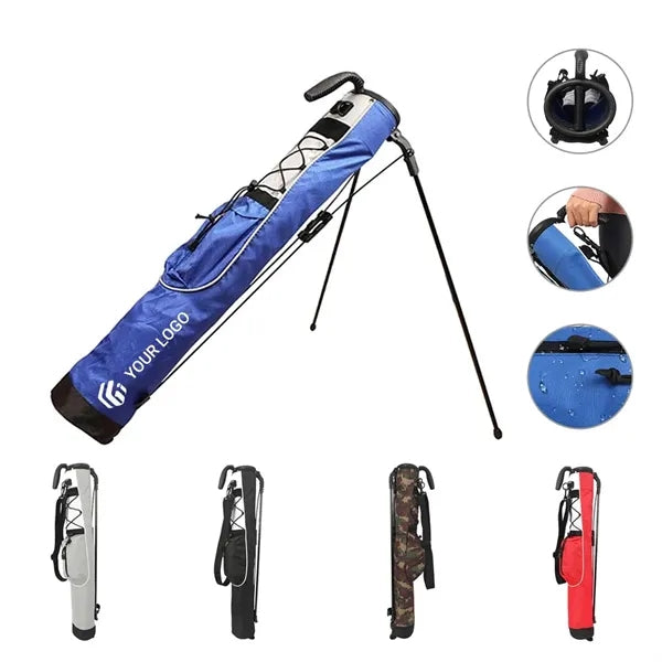 Durable Portable Lightweight Golf Stand Bag with Strap