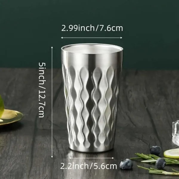 Double Wall Party Camp Beer Stainless Steel Drinking Cup