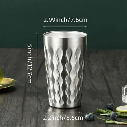 Double Wall Party Camp Beer Stainless Steel Drinking Cup