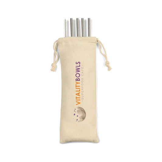 Reed Stainless Steel Straw Set