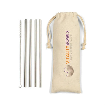 Reed Stainless Steel Straw Set