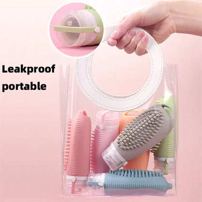 2 in 1 Versatile Portable Combable Travel Toiletries Bottle