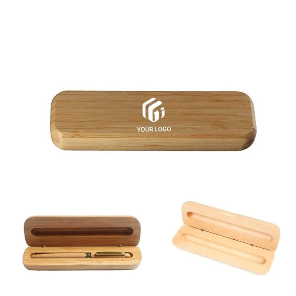 Gift Supply Durable Eco-friendly Bamboo Wood Pen Case