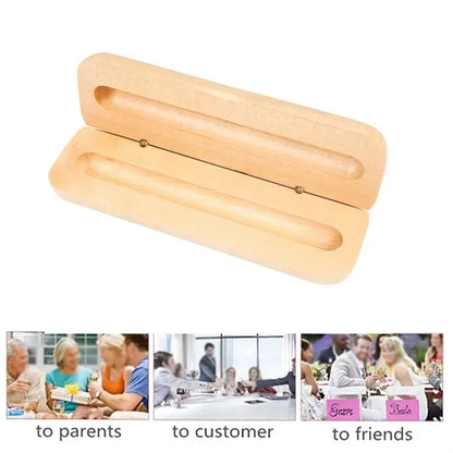 Gift Supply Durable Eco-friendly Bamboo Wood Pen Case