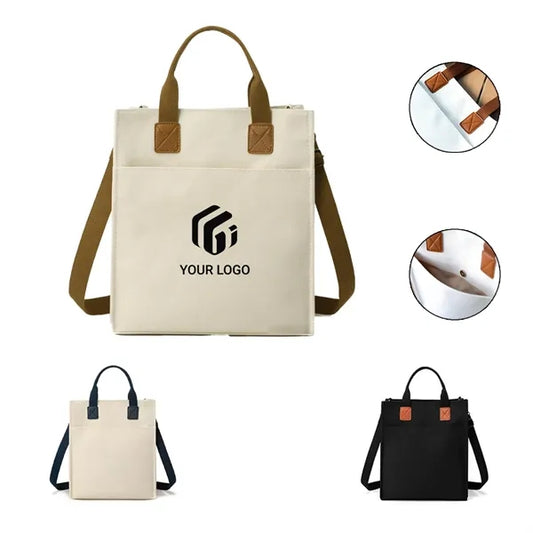 Large Capacity Portable Canvas Crossbody Shoulder Handbag