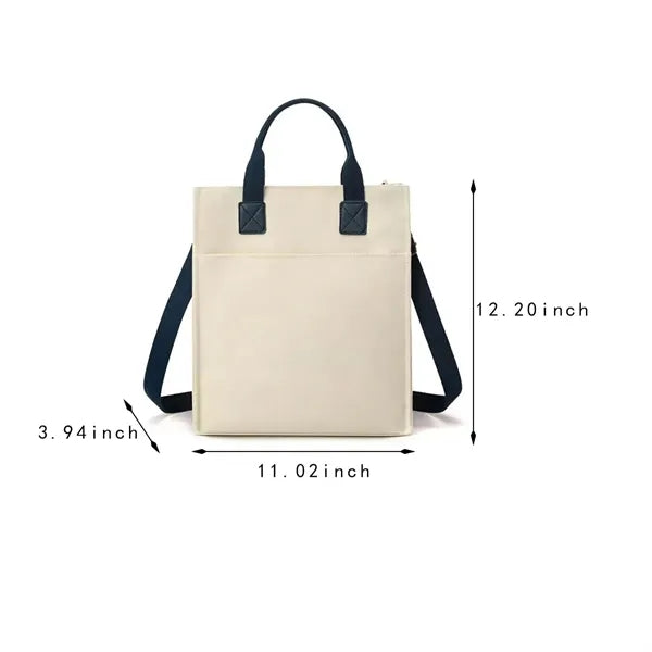 Large Capacity Portable Canvas Crossbody Shoulder Handbag