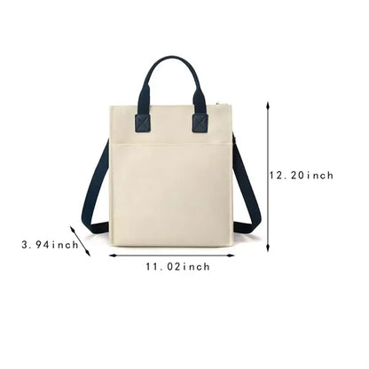 Large Capacity Portable Canvas Crossbody Shoulder Handbag