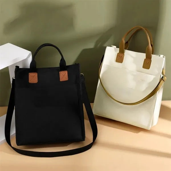 Large Capacity Portable Canvas Crossbody Shoulder Handbag