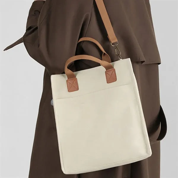 Large Capacity Portable Canvas Crossbody Shoulder Handbag
