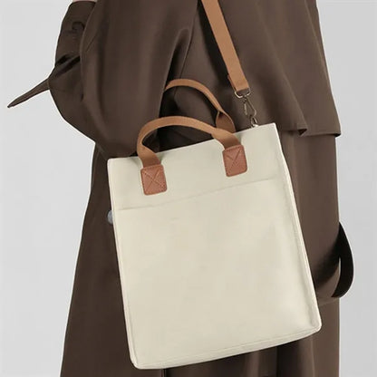 Large Capacity Portable Canvas Crossbody Shoulder Handbag