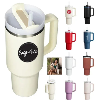40 oz Insulated Stainless SteelTumbler W/Twist On 3-Way Lid